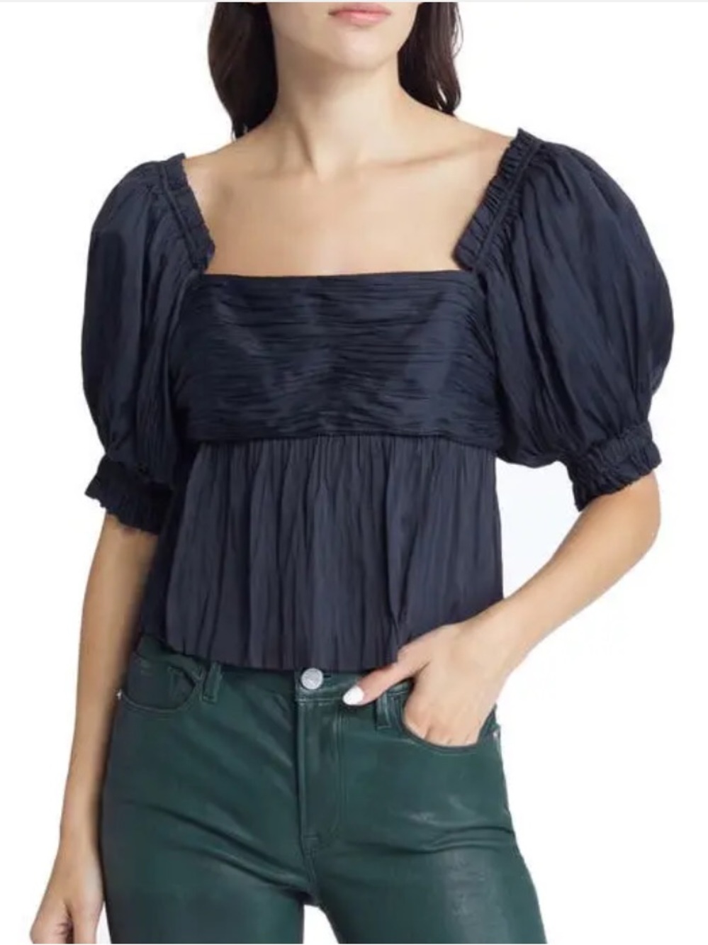 NWT Frame Puff Sleeve Blouse! Size S
